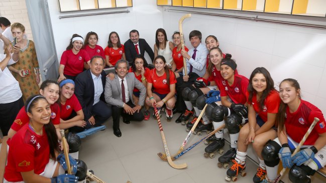 Fueron inaugurados los camarines de la cancha "Marcianitas" de hockey patín