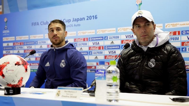 Zinedine Zidane confirmó que Sergio Ramos jugará la final del Mundial de Clubes