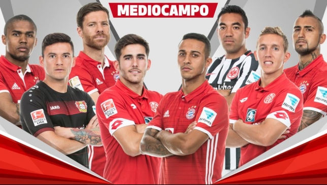 Vidal y Aránguiz fueron nominados al mediocampo latino ideal de la Bundesliga