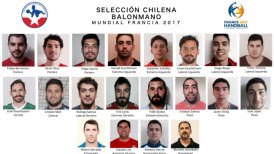 Chile ya tiene nómina para el Mundial de Balonmano de Francia 2017
