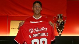 Benfica de Portugal presentó al chileno Simón Ramírez