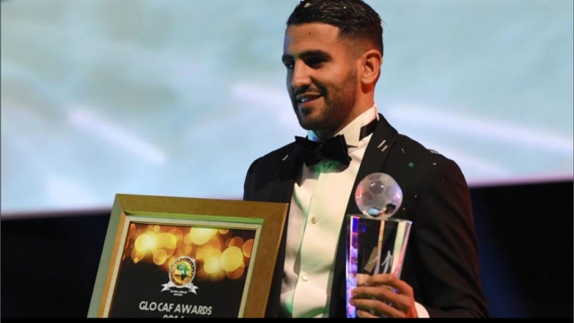 Riyad Mahrez fue elegido el mejor jugador africano de 2016