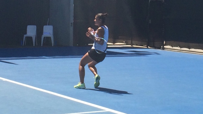 Paraguaya Cepede Royg avanzó a octavos de final en el WTA de Hobart