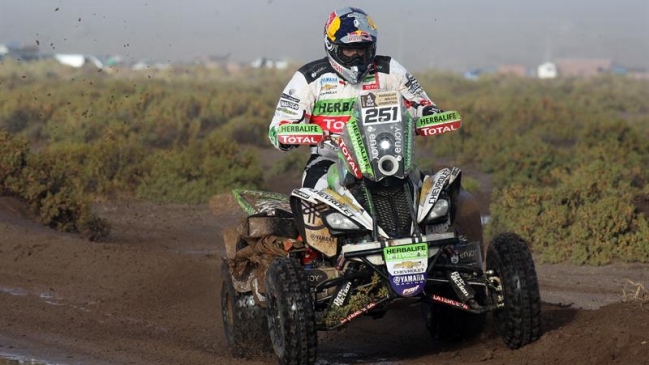 Ignacio Casale se quedó con la octava etapa del Dakar 2017 y volvió al podio en la general