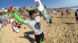 Manuel Selman ganó fecha nacional de surf y es carta para torneo latinoamericano de Reñaca