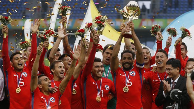 Chile se tituló campeón de la China Cup y dio la vuelta olímpica tras batir a Islandia