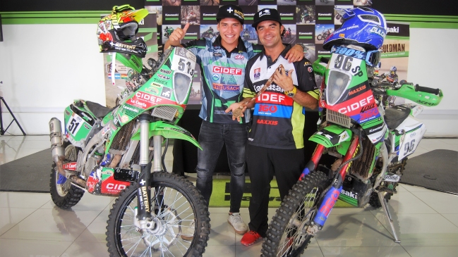 Kawasaki CIDEF renovó apoyo para Cristóbal Guldman y Patricio Cabrera