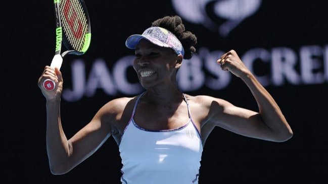 Venus Williams se transformó en la primera semifinalista del Abierto de Australia