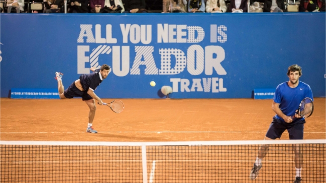 Hans Podlipnik avanzó a cuartos de final del torneo por parejas en el ATP de Quito