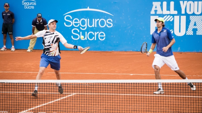 Julio Peralta eliminó a Hans Podlipnik y avanzó a semifinales en el dobles del ATP de Quito