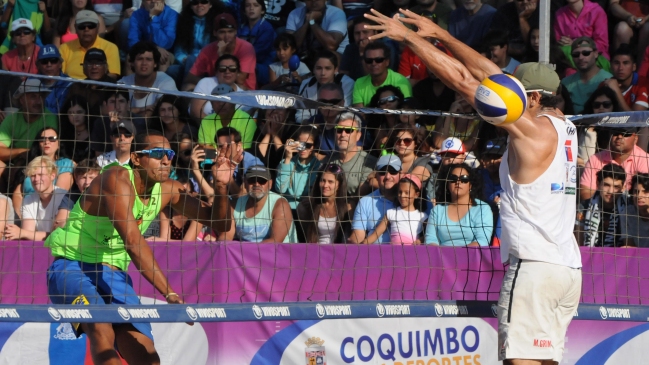 Los primos Grimalt cayeron en la final del Sudamericano de voleibol playa ante Brasil