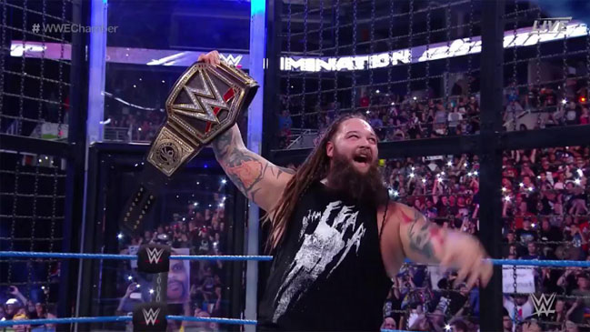 Bray Wyatt logró su primer título mundial al triunfar en Elimination Chamber