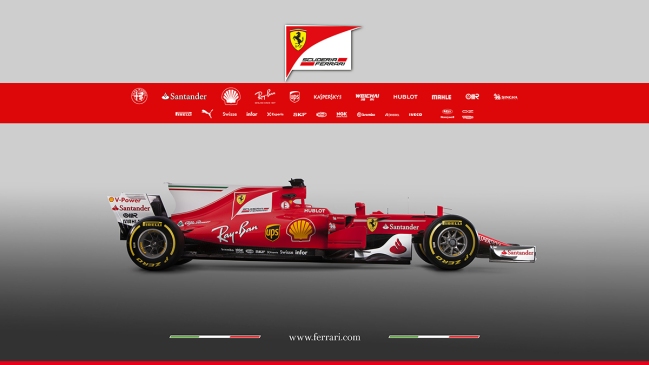 Ferrari reveló el SF70H para Vettel y Raikkonen en el Mundial de Fórmula 1
