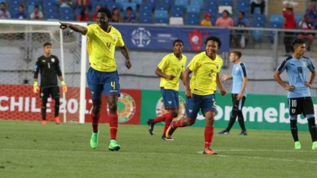 Ecuador amargó el estreno de Uruguay en el Sudamericano Sub 17