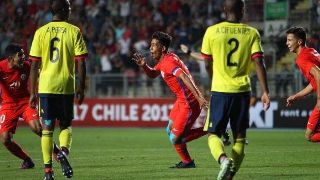 Chile rescató un trabajado empate ante Colombia en el Sudamericano sub 17