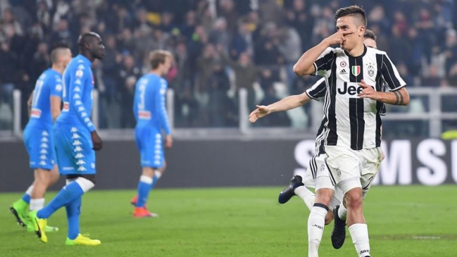 Juventus remontó y tumbó a Napoli en la ida de semifinales de la Copa Italia