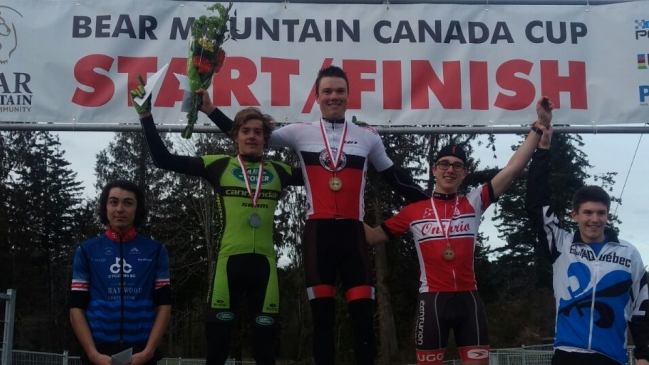 Martín Vidaurre consiguió el segundo lugar en Campeonato Junior de mountainbike de Canadá