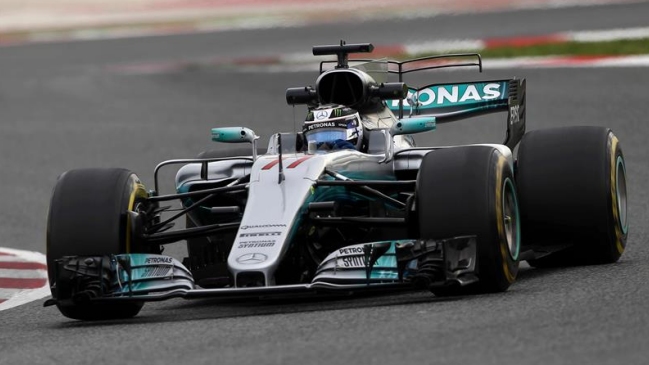 Valtteri Bottas volvió a romper el récord en Montmeló con su Mercedes