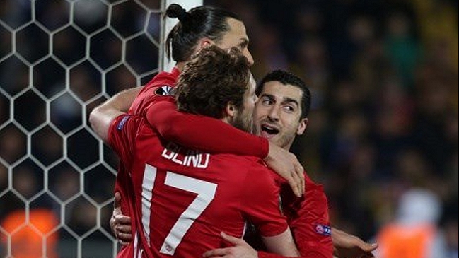 Manchester United logró un empate en su visita a Rostov por octavos de final de la Europa League
