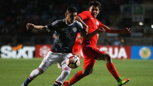 Un deslucido Chile cayó frente a Paraguay en el hexagonal final del Sudamericano sub 17