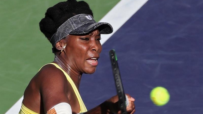 Venus Williams sufrió para meterse en cuartos de final en Indian Wells