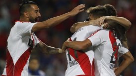 River Plate celebró en un interrumpido partido ante Independiente Medellín