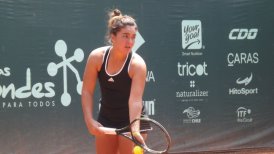 Fernanda Brito cayó en singles, pero avanzó en dobles en Hammamet