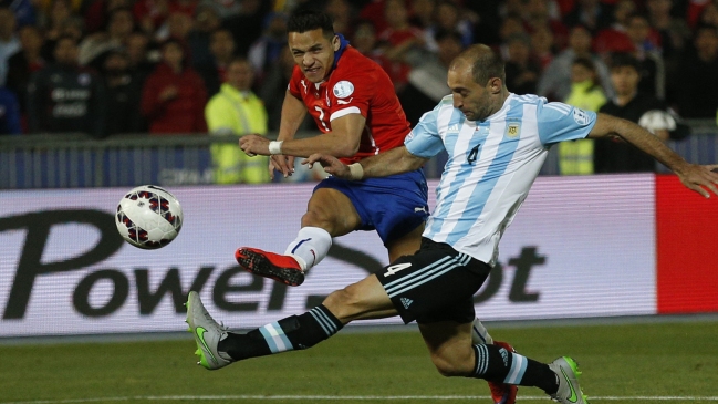 Pablo Zabaleta fue dado de baja en Argentina y no estará presente contra Chile