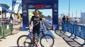 Felipe Barraza se ubicó quinto en Sudamericano de Triatlón de Montevideo