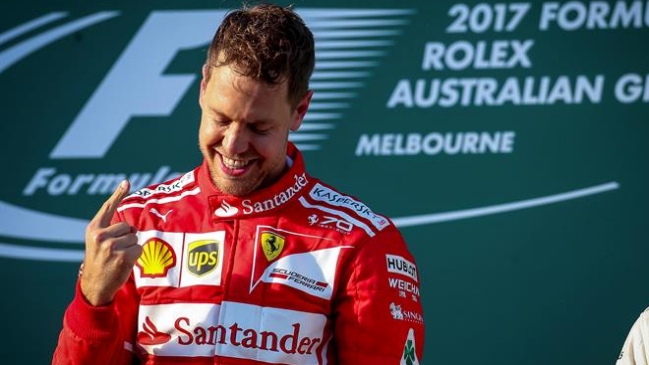 Sebastian Vettel tras su triunfo en Australia: "Estamos aquí para luchar"