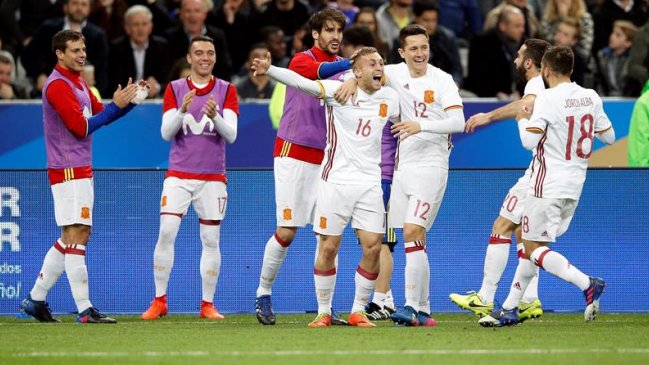 España fue más fuerte y derrotó a Francia en un duelo amistoso internacional