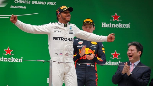 Lewis Hamilton ganó por quinta vez el Gran Premio de China en la Fórmula 1