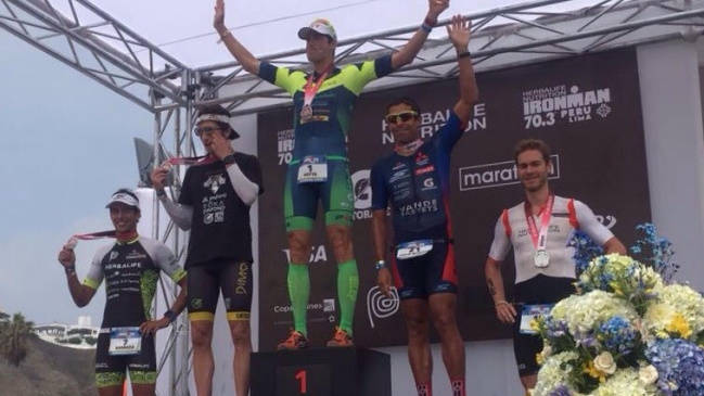 Felipe Van De Wyngard fue tercero en el Ironman 70.3 de Lima