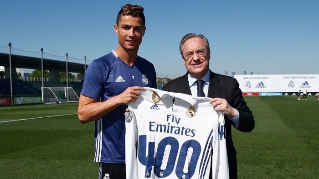 Cristiano Ronaldo fue homenajeado por sus 400 goles en Real Madrid