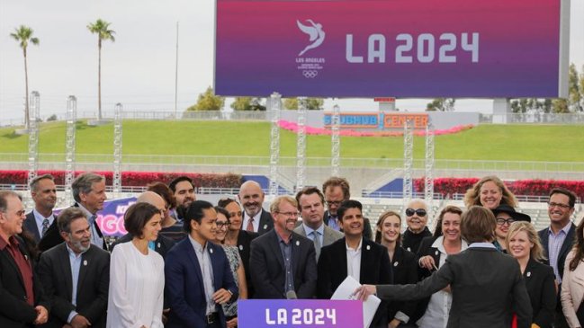 COI tuvo reunión de análisis para la candidatura de Los Angeles para los Juegos Olímpicos 2024