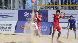 Selección chilena de fútbol playa cayó ante China en cuadrangular internacional