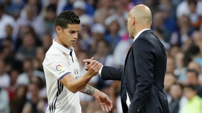 James Rodríguez se perderá el duelo de Real Madrid contra Celta de Vigo