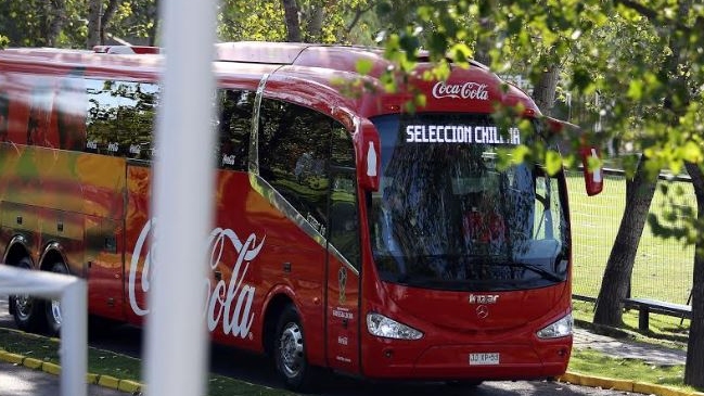 El bus de la selección chilena ya tiene eslogan para la Confederaciones
