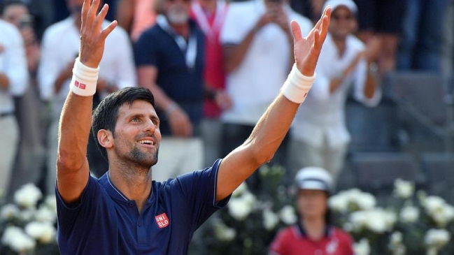 Djokovic pasó a cuartos de final en Roma por undécimo año consecutivo