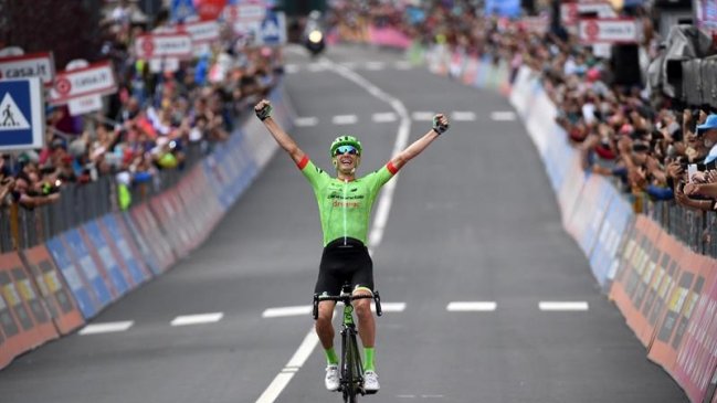 Pierre Rolland se quedó con la 17ª etapa del Giro de Italia