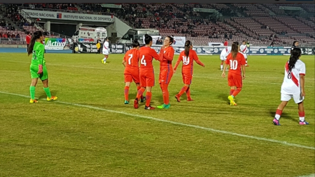 La selección femenina de Chile juega ante Perú un amistoso