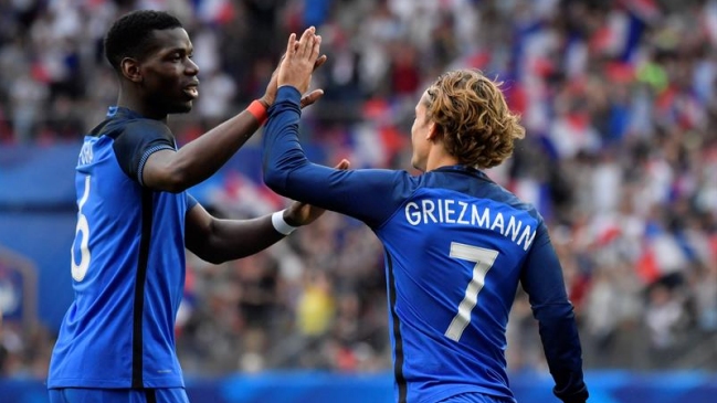 Francia pasó la aplanadora sobre Paraguay en amistoso internacional