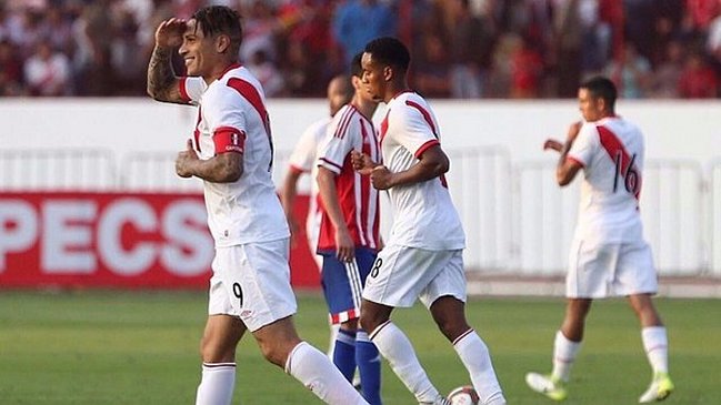 Perú venció a Paraguay en amistoso con gol de Paolo Guerrero