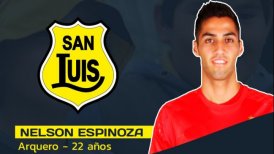 San Luis confirmó al arquero Nelson Espinoza como su segunda incorporación