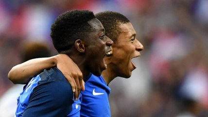 La sobresaliente dupla de Mbappé y Dembélé permitió a Francia festejar ante Inglaterra
