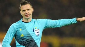 Arbitro que dirigió la final de la Europa League estará a cargo del Camerún-Chile