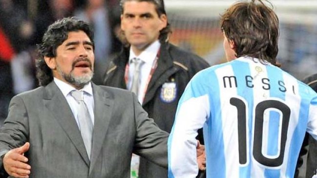 Maradona: Lionel Messi no es mucho mejor que Cristiano Ronaldo