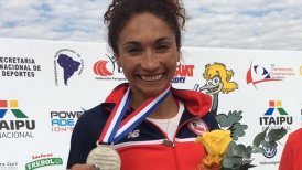 Macarena Reyes logró plata en salto largo del Sudamericano de Atletismo