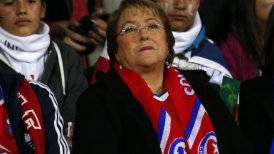 Presidenta Bachelet comentó el partido de Chile: Australia fue un rival duro
