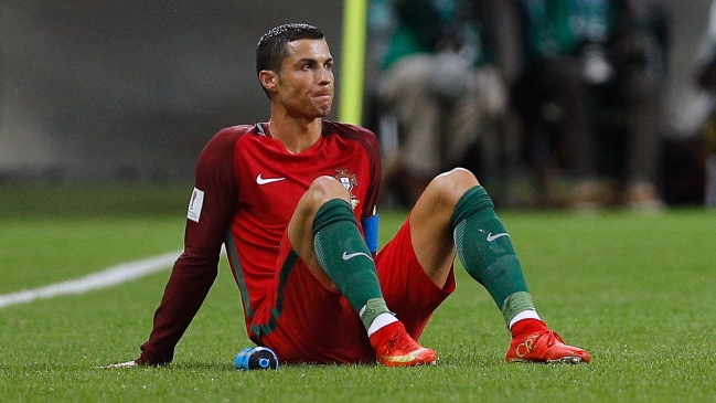 La frustración de Cristiano Ronaldo al perder por penales ante Chile